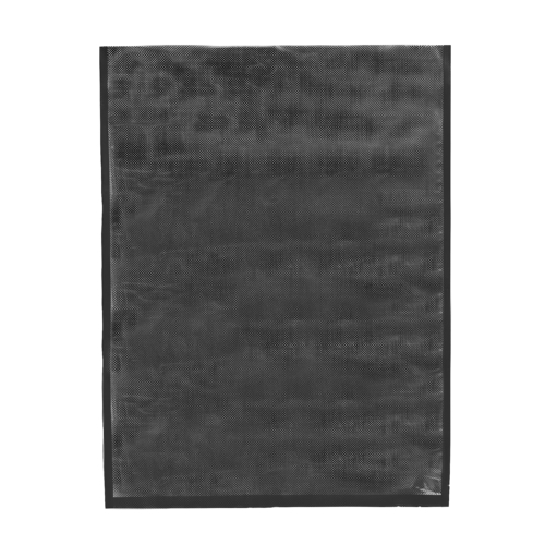 1lb Vacuum Pouch 15" x 20" Clear/Black with Texture - 250 Count ($0.64/Unit)