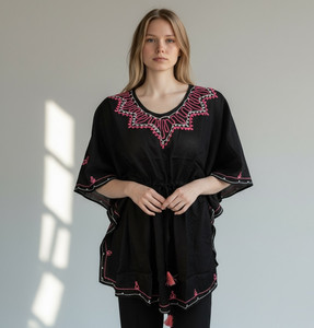 4 Mexican Embroidered Shirts - Bohemian Beauty for Women