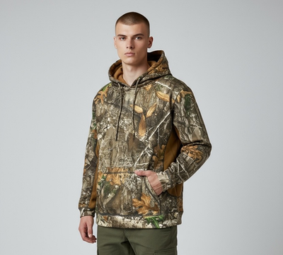 Maple Leaf Camouflage Unisex Hoodie Ideal for spring and autumn, outdoor fishing - Image 3