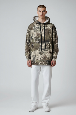 Maple Leaf Camouflage Unisex Hoodie Ideal for spring and autumn, outdoor fishing - Image 4