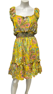 Indian Vintage Recycle Sari Silk Maxi Beach Sundress Boho Gypsy Dress - Image 9